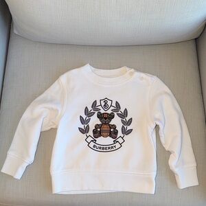 Burberry sweatshirt 12m